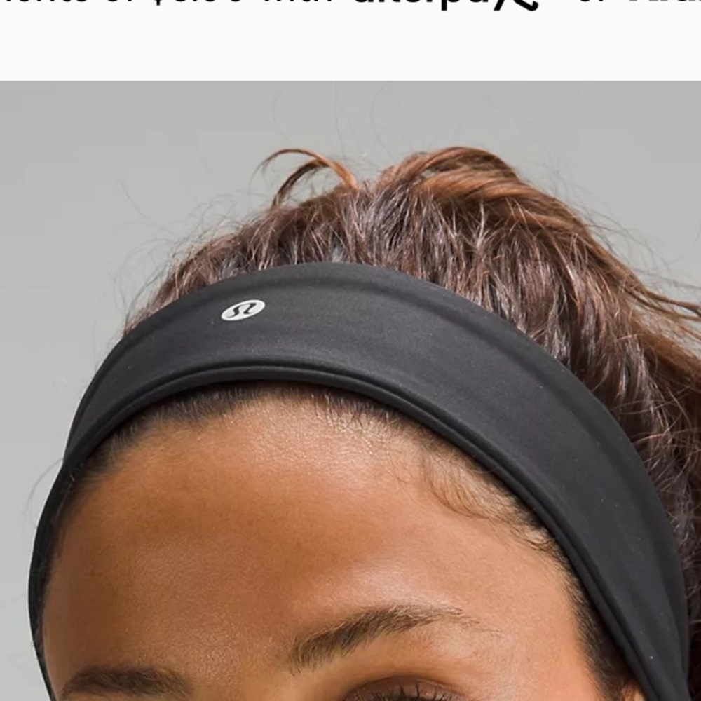 Wholesale pack of -10 🍋-Lululemon fly away tamer head band Blk and blue only! - Picture 2 of 16